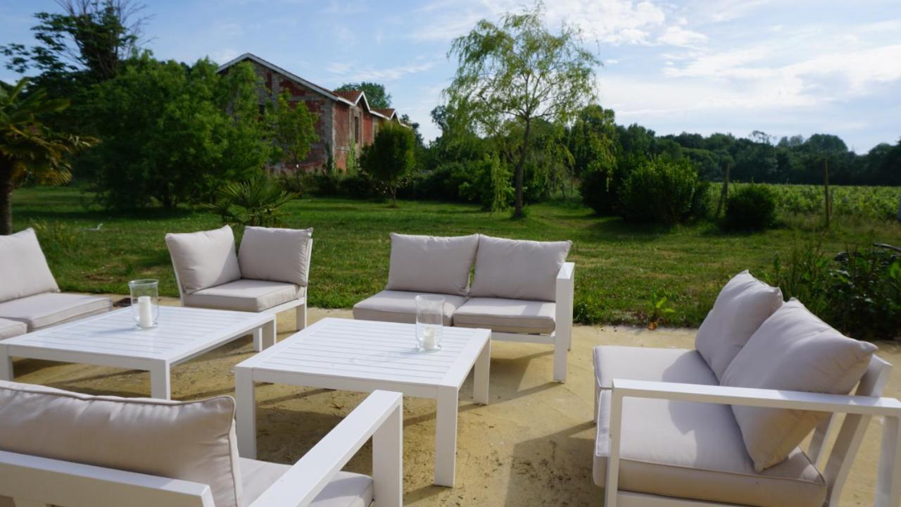 Chateau Bernon Maison D Hotes - Piscine Et Spa Queyrac Экстерьер фото