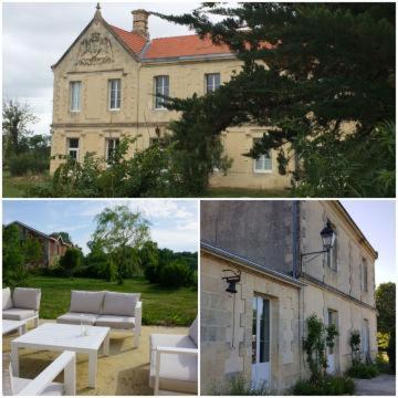 Chateau Bernon Maison D Hotes - Piscine Et Spa Queyrac Экстерьер фото